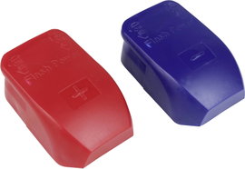 Calima 46007 Batterie Schnellverbinder Akkumulátor gyorscsatlakozó Mínusz pólus, Plusz pólus Rugós c