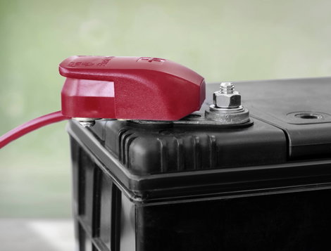 Calima 46007 Batterie Schnellverbinder Akkumulátor gyorscsatlakozó Mínusz pólus, Plusz pólus Rugós c 5. kép