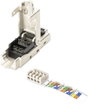 Digitus RJ45 Hálózat Csatlakozó CAT 6A, Szereletlen [1x LSA, Vágó szorító, Gyorscsatlakozó - 1x RJ45 2. bélyegkép