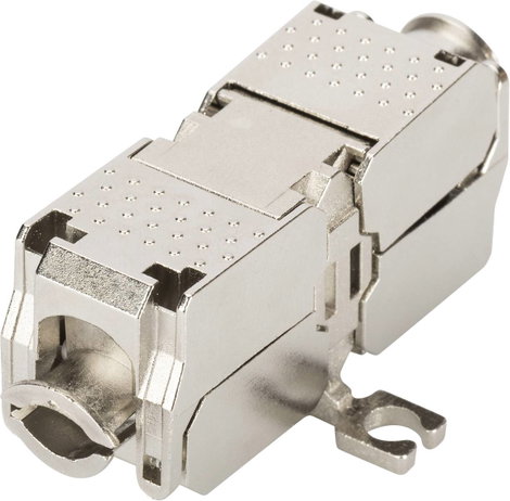 Digitus RJ45 csatlakozóaljzat Hálózat Átalakító CAT 6A, Szereletlen [1x LSA, Vágó szorító, Gyorscsat 2. kép