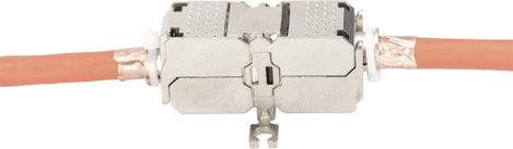 Digitus RJ45 csatlakozóaljzat Hálózat Átalakító CAT 6A, Szereletlen [1x LSA, Vágó szorító, Gyorscsat 6. kép