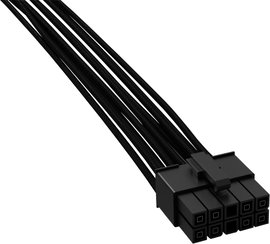BeQuiet Számítógép, Áram Kábel [1x ATX dugó, 8 pólusú - 1x ATX dugó, 8 pólusú] 0.70 m Fekete