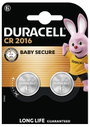 Duracell Gombelem CR 2016 3 V 2 db 90 mAh Lítium Elektro 2016 bélyegkép