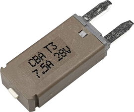 Hansor Circuit Breaker Mini, type 3. Manual Reset, 7,5A CBA3 Series 7,5A Biztosíték automata standar