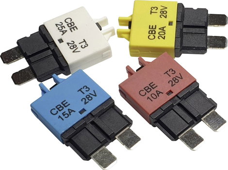Hansor Circuit Breaker Standard, type 3, Manual Reset, 15A CBE3 Series 15A Biztosíték automata stand 3. kép