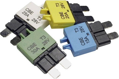 Hansor Circuit Breaker Standard, type 3, Manual Reset, 30A CBE3 Series 30A Biztosíték automata stand 2. kép