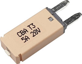 Hansor Circuit Breaker Mini, type 3. Manual Reset, 5A CBA3 Series 5A Biztosíték automata standard bi