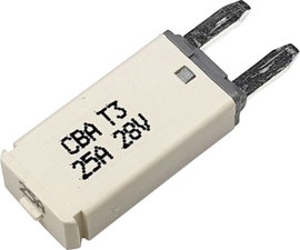 Hansor Circuit Breaker Mini, type 3. Manual Reset, 25A CBA3 Series 25A Biztosíték automata standard 