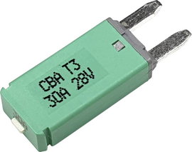 Hansor Circuit Breaker Mini, type 3. Manual Reset, 30A CBA3 Series 30A Biztosíték automata standard 