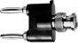 Telegärtner J01008A0626 Mérőadapter BNC dugó - lamellás dugó, 4 mm, lamellás dugó, 4 mm Fekete, Ezüs bélyegkép