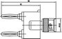 Telegärtner J01008A0626 Mérőadapter BNC dugó - lamellás dugó, 4 mm, lamellás dugó, 4 mm Fekete, Ezüs 2. bélyegkép