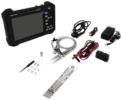 VOLTCRAFT DSO-5072H Kézi oszcilloszkóp 70 MHz 2 csatornás 1 GSa/mp 40 Mpts 8 bit Digitális memória ( 14. kép