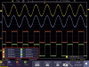 Digitális kézi oszcilloszkóp 100 MHz 4 csatornás 1 GSa/mp 40 Mpts 14 bit DSO, Voltcraft DSO-5104H 13. bélyegkép