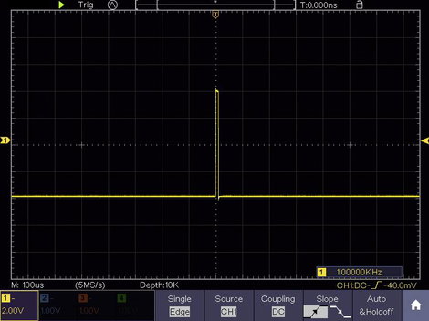 Digitális kézi oszcilloszkóp 100 MHz 4 csatornás 1 GSa/mp 40 Mpts 14 bit DSO, Voltcraft DSO-5104H 15. kép