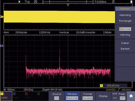 Digitális kézi oszcilloszkóp 100 MHz 4 csatornás 1 GSa/mp 40 Mpts 14 bit DSO, Voltcraft DSO-5104H 17. kép