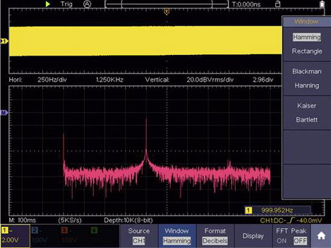 Digitális kézi oszcilloszkóp 100 MHz 4 csatornás 1 GSa/mp 40 Mpts 14 bit DSO, Voltcraft DSO-5104H 18. kép