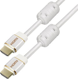 Maxtrack HDMI Csatlakozókábel HDMI-A dugó, HDMI-A dugó 1.50 m Fehér C 216-1,5 L HDMI-re alkalmas, Ár