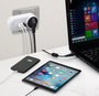 Sygonix TY1825 USB-s töltőkészülék 18 W 2x USB-A, 1x USB-C®, Védőérintkezős dugalj Fehér Beltér 6. bélyegkép