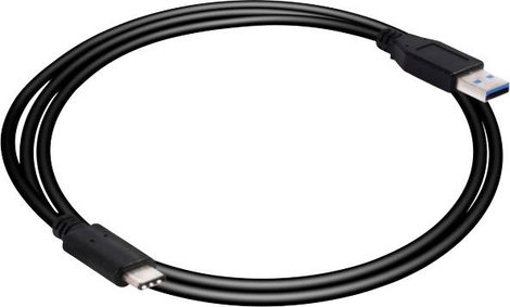 club3D USB kábel USB 3.2 Gen1 (USB 3.0 / USB 3.1 Gen1) USB-C® dugó, USB-A dugó 1.00 m Fekete CAC-152 2. kép