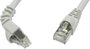 Telegärtner L00003A0119 RJ45 Hálózati kábel, patchkábel CAT 6A S/FTP 5.00 m Szürke Lángálló, Védővel bélyegkép
