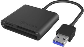 ICY BOX IB-CR301-U3 Externer Multi Card Reader (CF, SD, Micro SD) mit USB 3.0 Hostanschl KÜlső memór