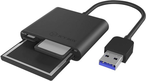 ICY BOX IB-CR301-U3 Externer Multi Card Reader (CF, SD, Micro SD) mit USB 3.0 Hostanschl KÜlső memór 4. kép
