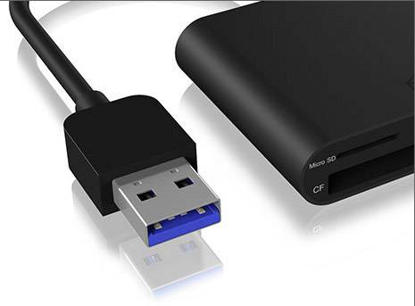 ICY BOX IB-CR301-U3 Externer Multi Card Reader (CF, SD, Micro SD) mit USB 3.0 Hostanschl KÜlső memór 6. kép