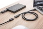 Digitus USB kábel USB 2.0 USB-C® dugó, USB-C® alj 2.00 m Fekete Hajlékony, Fólia árnyékolás, Fonat á 2. bélyegkép