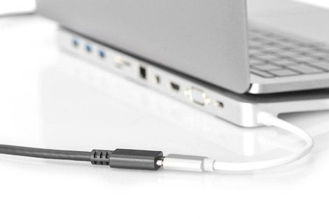 Digitus USB kábel USB 2.0 USB-C® dugó, USB-C® alj 2.00 m Fekete Hajlékony, Fólia árnyékolás, Fonat á 5. kép