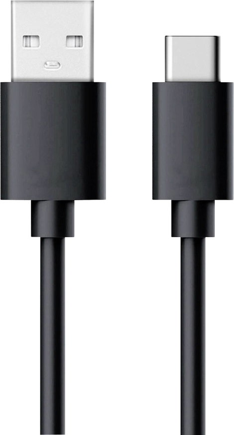 RealPower USB kábel USB 2.0 USB-A dugó, USB-C® dugó 0.60 m Fekete 255650