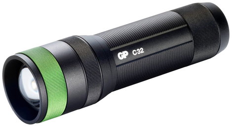 GP Discovery GPDISFLC32BK874 LED Kézilámpa Elemekről üzemeltetett 300 lm 15 óra 120.5 g