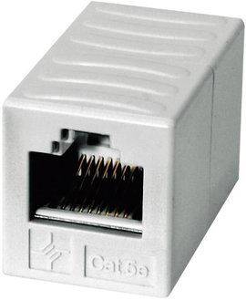Telegärtner RJ45 Hálózat Átalakító CAT 6 [1x RJ45 alj - 1x RJ45 alj] Alpesi fehér