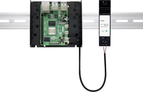 TRU COMPONENTS Áramkábel Raspberry Pi [1x USB-C® dugó - 1x Kábel, nyitott végekkel] 1.00 m Fekete 3. kép
