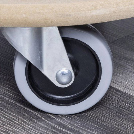 Meister Werkzeuge 0821360 Roller Fa Terhelés (max.): 150 kg 350 mm x 350 mm x 100 mm Görgők száma 4 3. kép