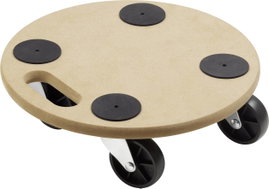 Meister Werkzeuge 0821350 Roller Fa Terhelés (max.): 150 kg 350 mm x 350 mm x 100 mm Görgők száma 4