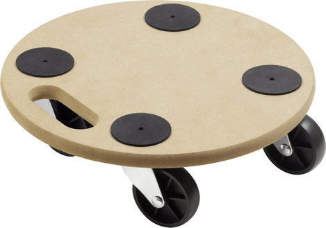 Meister Werkzeuge 0821350 Roller Fa Terhelés (max.): 150 kg 350 mm x 350 mm x 100 mm Görgők száma 4