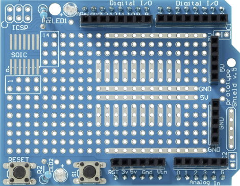 TRU COMPONENTS Protoshield Prototyping Board Prototípus panel 3. kép