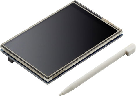 TRU COMPONENTS Érintőkijelzős monitor 8.9 cm (3.5 coll) 320 x 480 Pixel