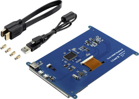 Érintőkijelző Raspberry Pi és Banana Pi-hez, 17,8 cm (7) 800 x 480px, TRU COMPONENTS 2. kép