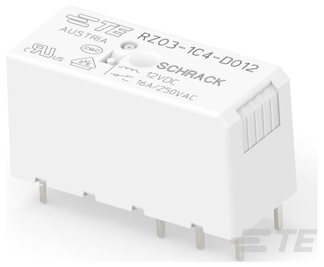 TE Connectivity RZ03-1C4-D024 Ipari relé Névleges feszültség: 24 V/DC 1 váltó 1 db