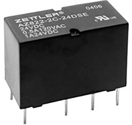 Zettler Electronics Zettler electronics Nyák relé 24 V/DC 2 A 2 váltó 1 db