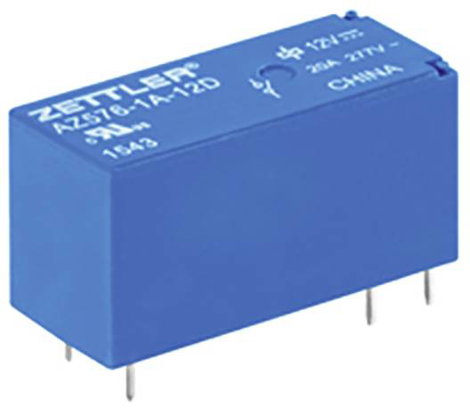 Zettler Electronics Zettler electronics Nyák relé 12 V/DC 20 A 1 váltó 1 db