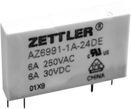 Zettler Electronics Zettler electronics Nyák relé 24 V/DC 8 A 1 váltó 1 db