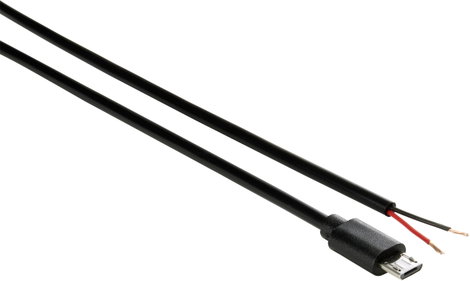 TRU COMPONENTS Áramkábel Raspberry Pi, BBC micro:bit [1x USB 2.0 dugó, mikro B típus - 1x Kábel, nyi 2. kép