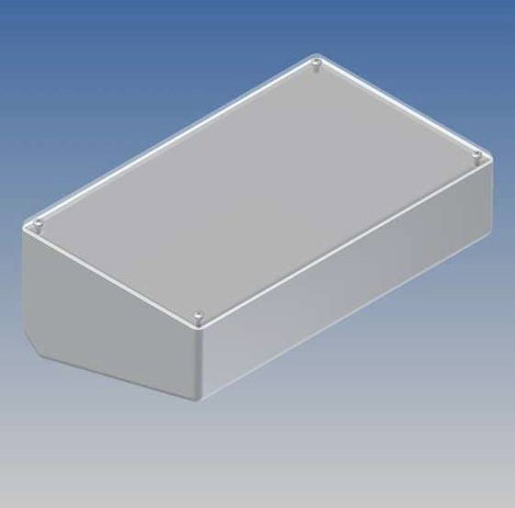 TEKO 215TP.5 Pultos műszerdobozok 216 x 130 x 80.5 ABS, PC Élénk szürke 1 db