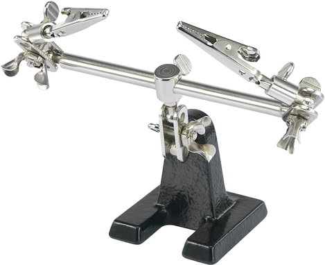 Harmadik kéz paneltartó 2 db hajlítható csipesszel Toolcraft ZD-10F TO-6871371