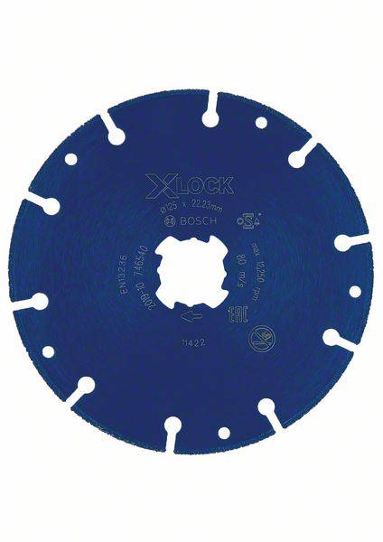 X-LOCK gyémánt vágótárcsa Ø 125 x 22,23 mm, Bosch Accessories 2608900533 2. kép