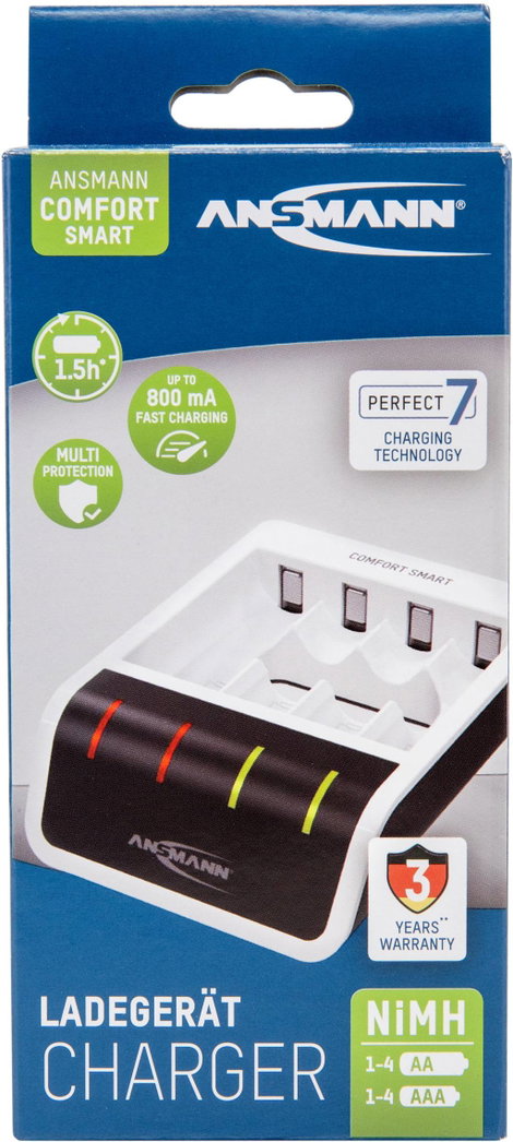Ansmann Comfort Smart Hengeres akku töltő NiMH Mikro (AAA), Ceruza (AA) 11. kép