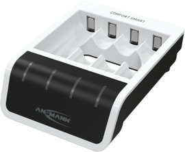 Ansmann Comfort Smart Hengeres akku töltő NiMH Mikro (AAA), Ceruza (AA)