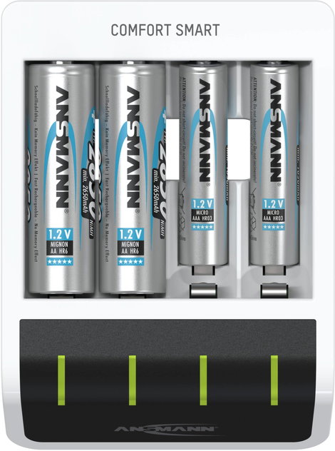 Ansmann Comfort Smart Hengeres akku töltő NiMH Mikro (AAA), Ceruza (AA) 5. kép